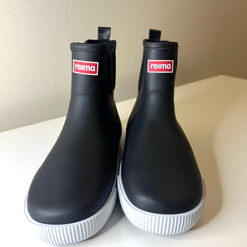 Reima Women's Stylish Black Ankle Booties/usa 5/5